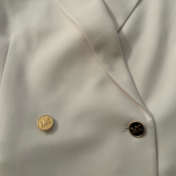 MICHAEL KORS Brand New Bright White Blazer NWT size M - Picture 3 of 5